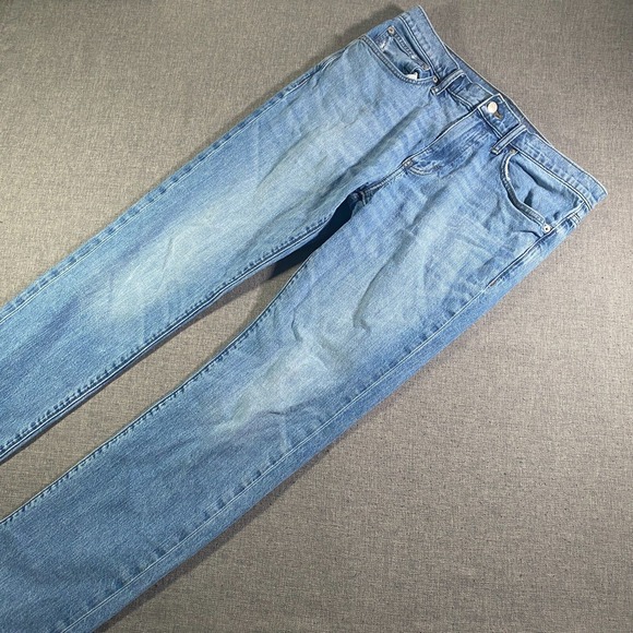 J Crew Straight Fit Vintage Flex Denim Jeans Mens Size 34x32 Stretch - Picture 1 of 12